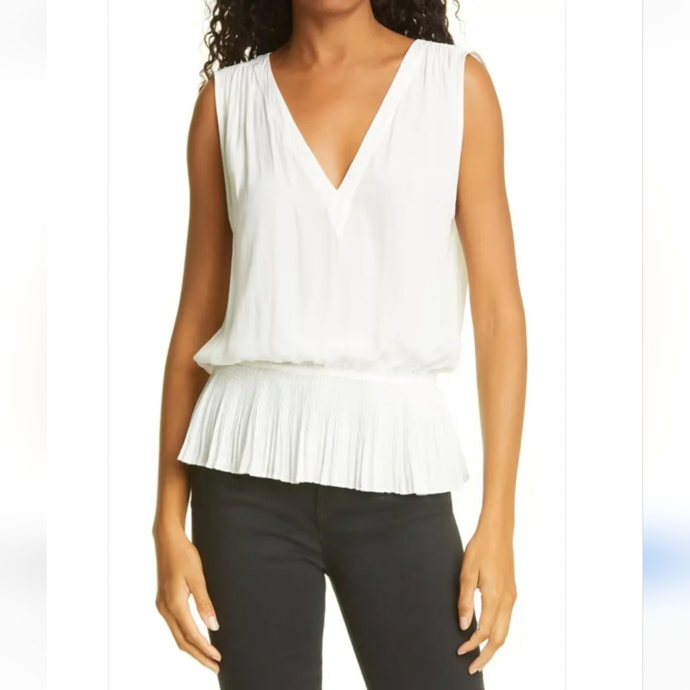 Ramy Brook Serena V-neck Top Women's Size S